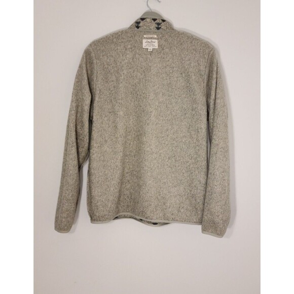 Lucky Brand Gray Label Mens Shearless Fleece Henley Sweatshirt Aztec Size L - Picture 5 of 8